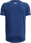 Under Armour Boys' Sportstyle Logo Short Sleeve Blue YXL