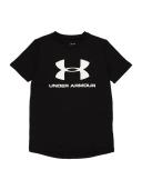 Under Armour Boys Sportstyle Logo Tee Black / White XS