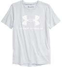 Under Armour Boys Sportstyle Logo Tee Grey/White M