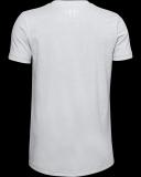 Under Armour Boys Sportstyle Logo Tee Grey/White XS