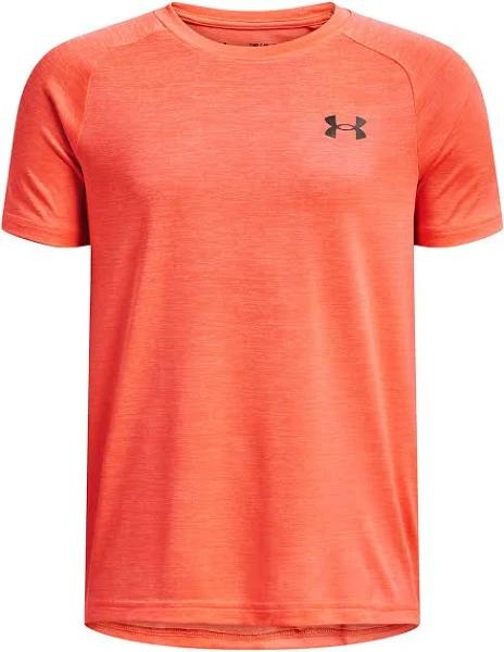 Under Armour Tech 2.0 Top Junior, Size 9 - 10 Years, Red