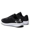 Under Armour Charged Pursuit 2 Mens Running Shoes Black/White US 12
