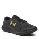 Under Armour Charged Rogue 3 Knit Shoes Black Gold - 40