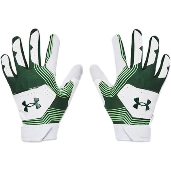 Under Armour Clean Up 21 Adult Batting Gloves [Colour: Green] [Batting Glove Size: Small]