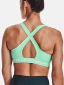 Under Armour Crossback Mid Bra Turquoise Blue - M