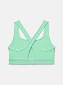 Under Armour Crossback Mid Bra Turquoise Blue - M