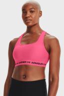 Under Armour Crossback Mid Womens Sports Bra - Pink S