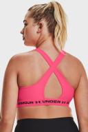 Under Armour Crossback Mid Womens Sports Bra - Pink S