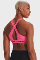 Under Armour Crossback Mid Womens Sports Bra - Pink S