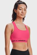 Under Armour Crossback Mid Womens Sports Bra - Pink S