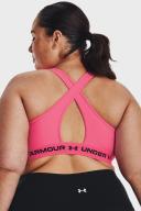 Under Armour Crossback Mid Womens Sports Bra - Pink S
