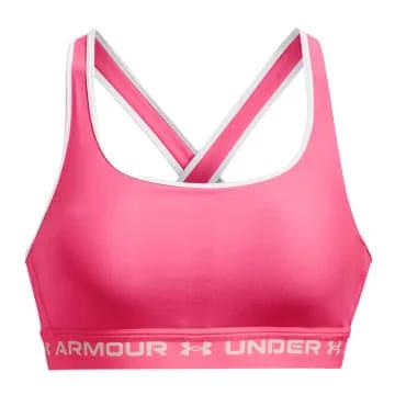 Under Armour Crossback Mid Womens Sports Bra - Pink S