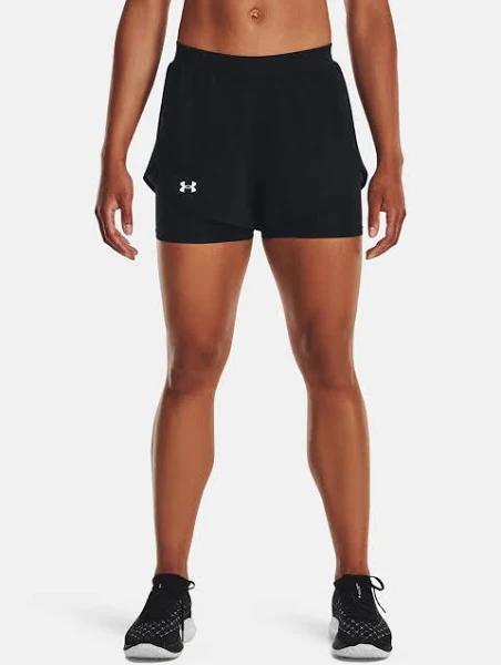 Under Armour Fly by Elite 2-in-1 Shorts Black S Woman