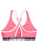 Under Armour Girls' Crossback Sports Bra Pink YSM