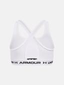 Under Armour Girls' Crossback Sports Bra White YXS