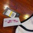 Under Armour Girls HeatGear Crossback Sports Bra White/Black M M