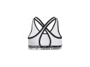Under Armour Girls HeatGear Crossback Sports Bra White/Black S S