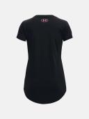 Under Armour Girls' Sportstyle Graphic Short Sleeve Black YXS