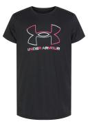 Under Armour Girls' Tech Big Logo Short Sleeve Black YXS