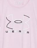 Under Armour Girls Tech Twist Tee Pink L