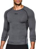 Under Armour Heatgear Compression Mens Long Sleeve Top - Dark Grey - 2XL