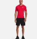 Under Armour HeatGear Compression Short Sleeve T-Shirt Red White - 3XL