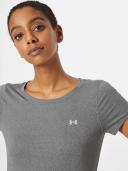 Under Armour HeatGear Short Sleeve T-Shirt Grey Women - M