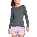 Under Armour HeatGear Short Sleeve T-Shirt Grey Women - XXL
