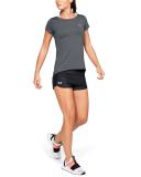 Under Armour HeatGear Short Sleeve T-Shirt Grey Women - XXL