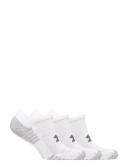 Under Armour HeatGear Tech No Show Socks 3-Pack White MD