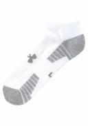 Under Armour HeatGear Tech No Show Socks 3-Pack White MD