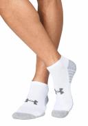 Under Armour HeatGear Tech No Show Socks 3-Pack White MD