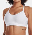 Under Armour Infinity Low Covered Sports Bra - White/Halo Grey - M