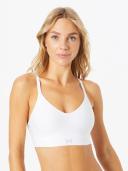 Under Armour Infinity Low Covered Sports Bra - White/Halo Grey - M