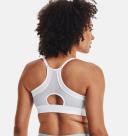 Under Armour Infinity Low Covered Sports Bra - White/Halo Grey - M