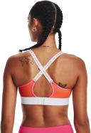 Under Armour Infinity Mid Run Sports Top Medium Support Orange L Woman