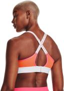 Under Armour Infinity Mid Run Sports Top Medium Support Orange L Woman