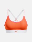 Under Armour Infinity Mid Run Sports Top Medium Support Orange L Woman