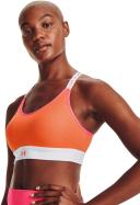 Under Armour Infinity Mid Run Sports Top Medium Support Orange L Woman