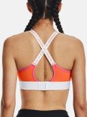 Under Armour Infinity Mid Run Sports Top Medium Support Orange L Woman