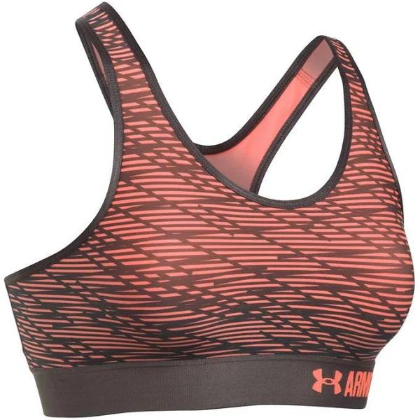 Under Armour Infinity Mid Run Sports Top Medium Support Orange L Woman