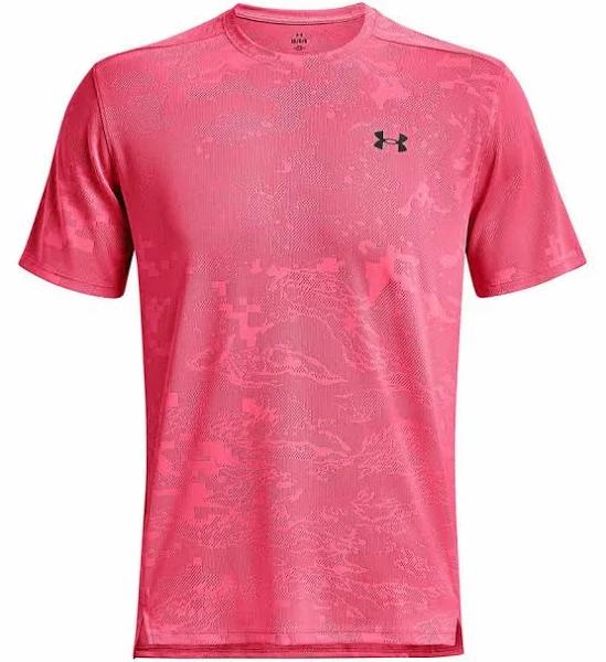 Under Armour Jacquard Vent T-Shirt - Pink Shock - XS