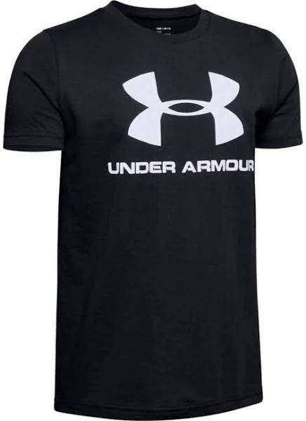 Under Armour Junior Sportstyle Logo T-Shirt - Black - Size - 10Y