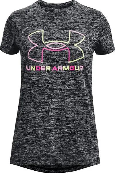 Under Armour Kids' Sportstyle Graphic T-Shirt Black / Pink Punk-Medium