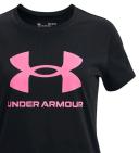 Under Armour Kids' Sportstyle Graphic T-Shirt Black / Pink Punk-Small