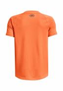 Under Armour Kids' Tech 2.0 T-Shirt Orange Blast / Black-Large