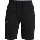 Under Armour Kids' UA Rival Cotton Shorts Black / Onyx White-Large