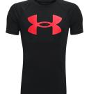 Under Armour Kids' UA Tech Big Logo T-Shirt Black / Lime Surge-Large