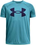 Under Armour Kids' UA Tech Big Logo T-Shirt Black / Lime Surge-Large