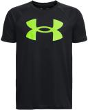 Under Armour Kids' UA Tech Big Logo T-Shirt Black / Lime Surge-Large